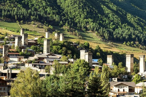 Traditional Svanetian towers