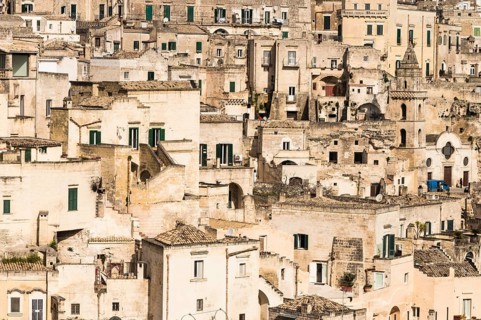 Nested houses in Sasso Caveoso district