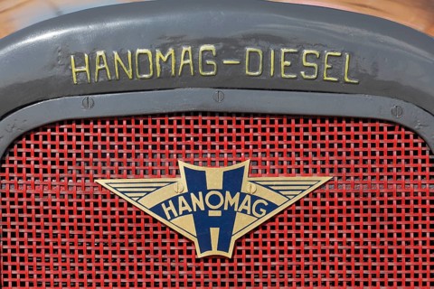 Hanomag RL 20 from 1939 with Hanomag Diesel brand emblem