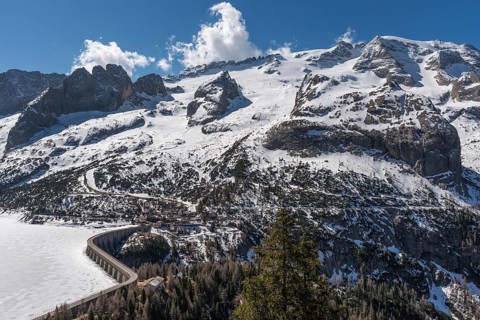 Mountain range Marmolada