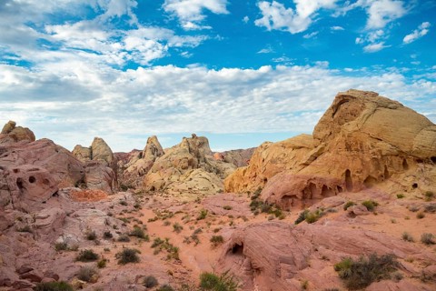 Orange-red rock formations