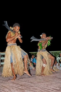 Dancing men at Kava ceremony
