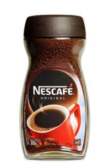 Jar of Nescafe coffee