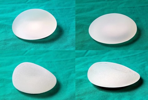 Silicone breast implants