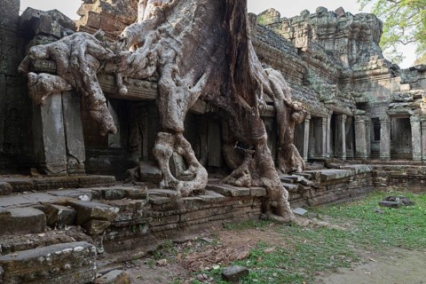 Prasat Preah Khan temple ruins