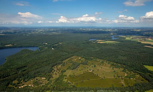 Aerial view of Westruper heath