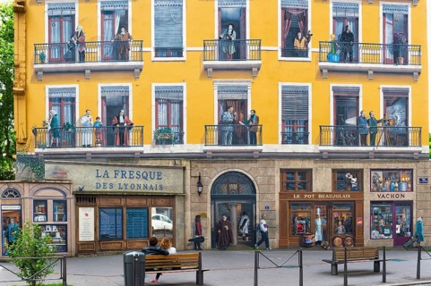 La Fresque des Lyonnais, Lyon