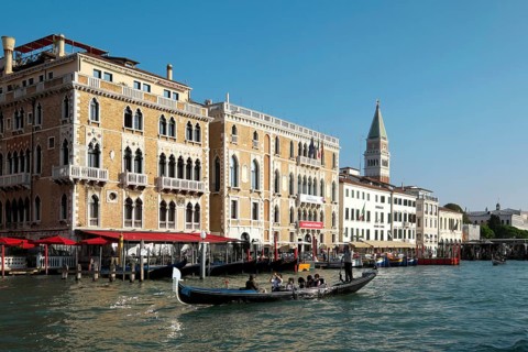 Canal Grande with Hotel Bauer Palazzo