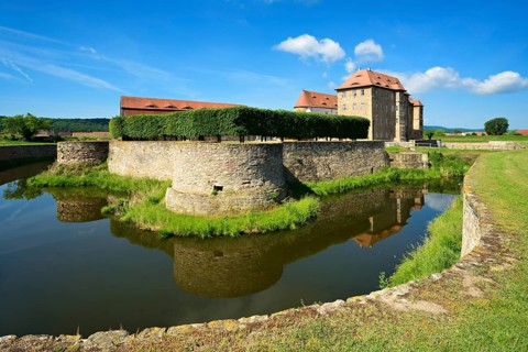 Water castle and fortress Heldrungen
