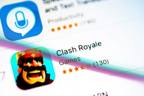 Clash Royale app in the Apple App Store