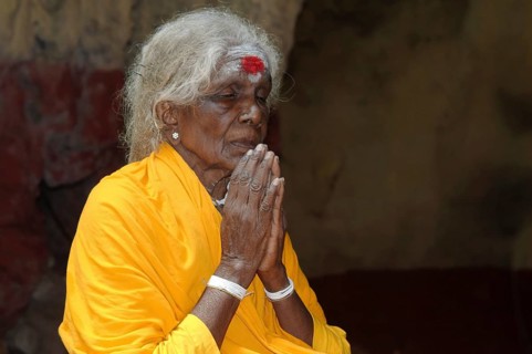 Elderly nun