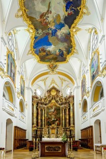 Choir with baroque high altar