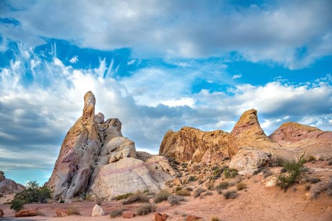 Orange-red rock formations