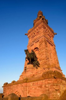 Kyffhauser monument in the evening light