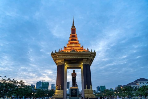 Statue of King Norodom Sihanouk