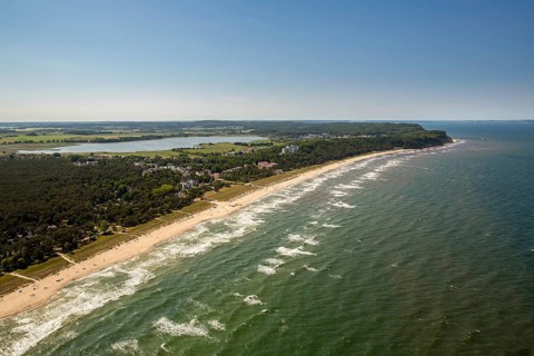 Long sandy beach