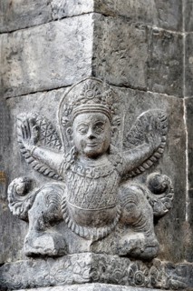 Garuda stone sculpture