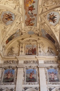 Ceiling painting in the Wallenstein Palace