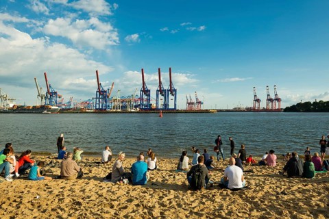 Elbe beach