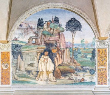 Fresco of the Devil Destroys the Little Bell by Sodoma