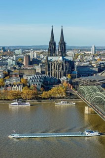 View over the river Rhine