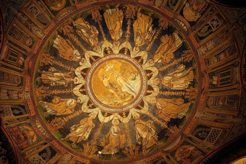 Ceiling mosaic