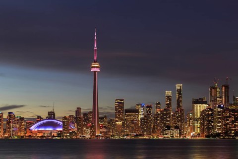 Skyline at night