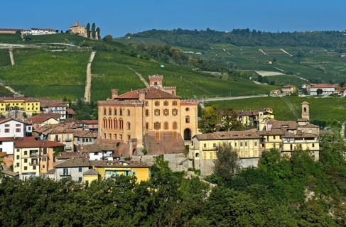 Village of Barolo with Barolo Castle