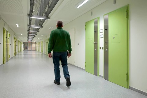 Corridor with doors