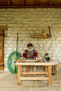 Guardroom in the Roman fort Pfunz