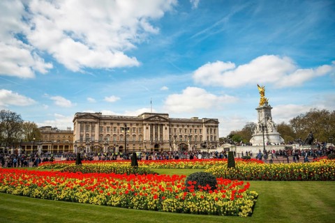 Buckingham Palace and Victoria Memorial