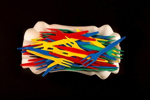 Plastic cutlery