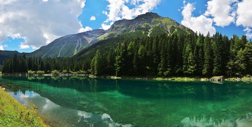 Lake Brenersee near Gries am Brenner
