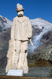Emperor Franz Joseph monument at the Kaiser-Franz-Josefs-Hohe