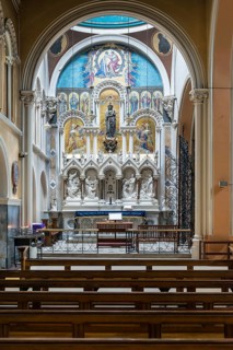 Black Madonna in the shrine of Our Lady of Dublin