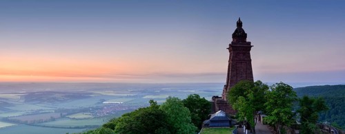 Kyffhauser monument in the evening light