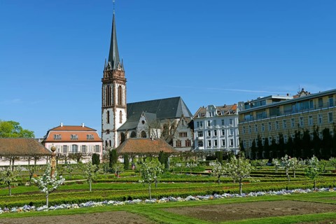 Prince George Garden and St. Elisabeth Church