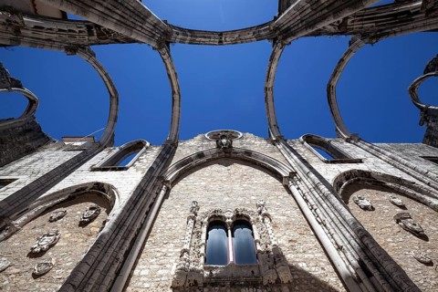 Ruins of the monastery church of the former convent of the Carmelite order