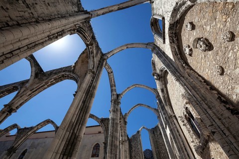 Ruins of the monastery church of the former convent of the Carmelite order