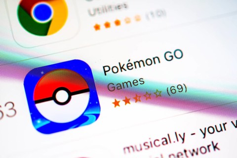 Pokemon Go App in the Apple App Store