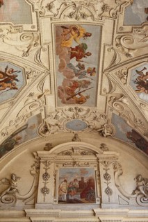 Ceiling painting in the Wallenstein Palace