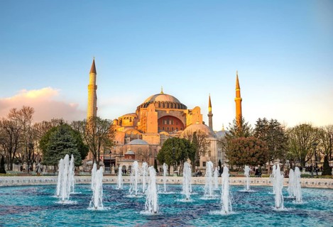 Hagia Sophia at sunset