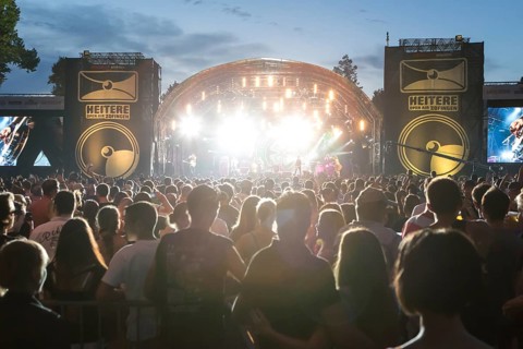 The Irish-American folk-punk rock band Flogging Molly from Los Angeles