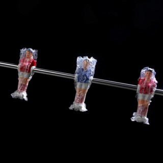 Tabletop soccer figurines