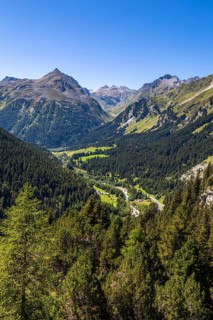 View on Maloja Pass