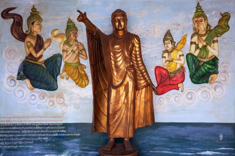 Bronze Buddha statue