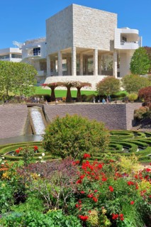 Mediterranean garden in J. Paul Getty Museum