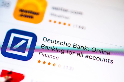 Deutsche Bank app in the Apple App Store