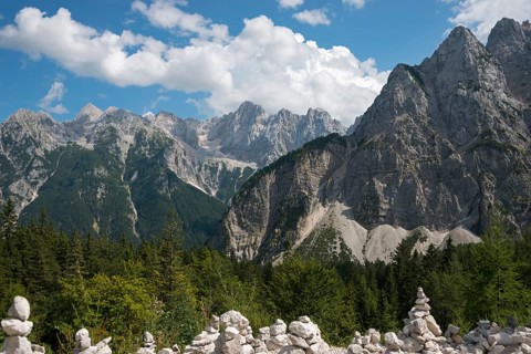 Mountains between Kranjska Gora and Trenta