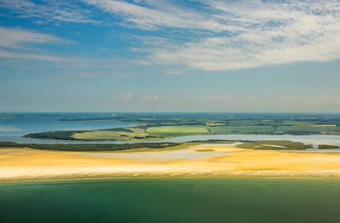 Bodden or lagoons